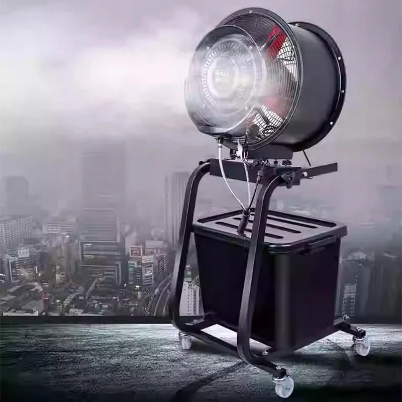 Cylindrical atomizing fan industrial spray fan water mist water cooling humidification outdoor refrigeration disinfection ventil - Image 4