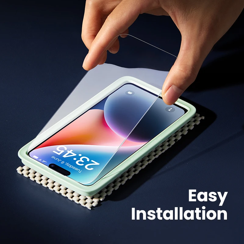 UGREEN 2PCS Screen Protector For iPhone 17 16 15 14 13 12 Pro Max Tempered Glass For iPhone 16 Plus Screen Protectors 15pro Film - الصورة 6