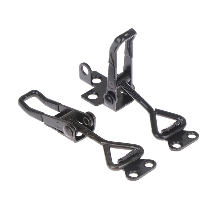 Cabinet Boxes Lever Handle Lock Hasp For Home Sliding Door Furniture Hardware Black Quick Clamp Latch Clamp Elbow Clamp Box - الصورة 6