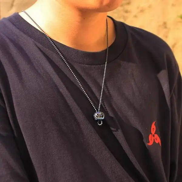 1PC EDC Outdoor Pocket Tool Titanium Alloy Halloween Pumpkin Man Knife Bead DIY Paracord Bead - الصورة 4