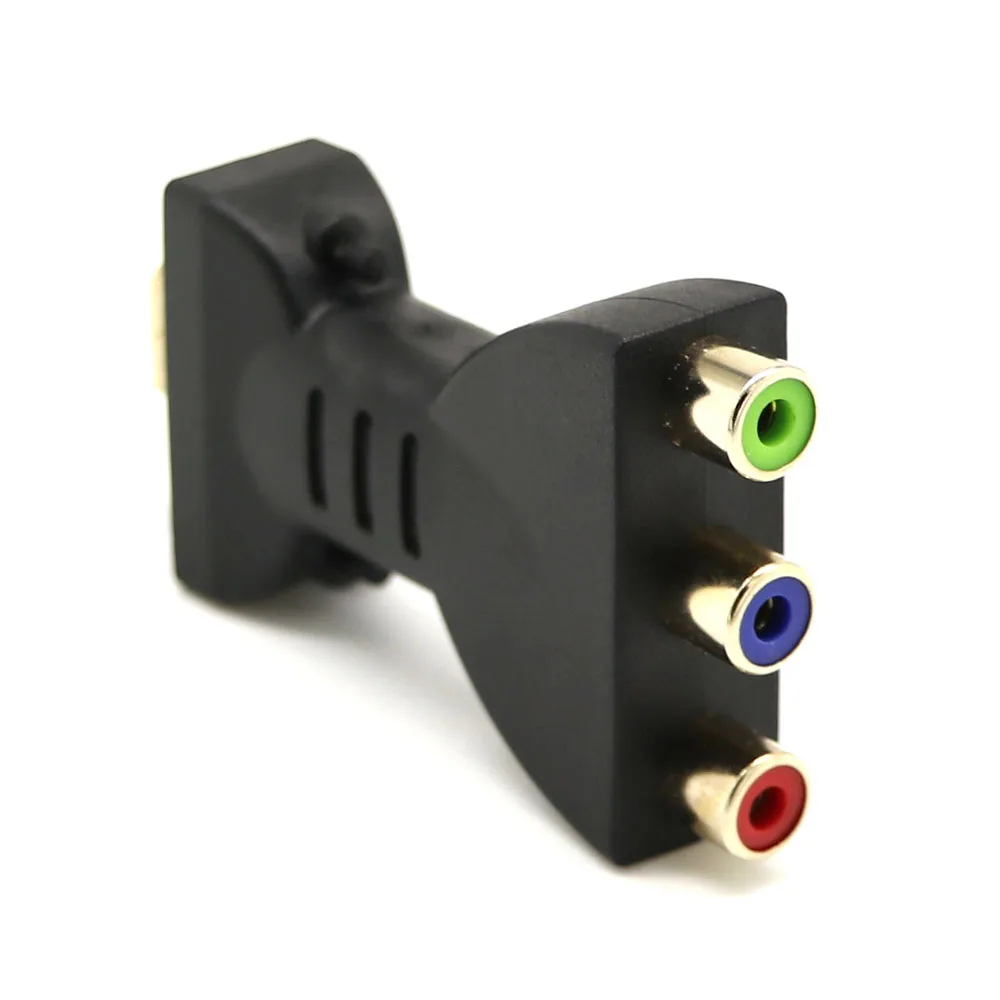 Gold-plated HDMI-compatible Male to 3 RGB RCA Video Audio Adapter AV Component Converter for 1080P HATV DVD Projector - الصورة 5