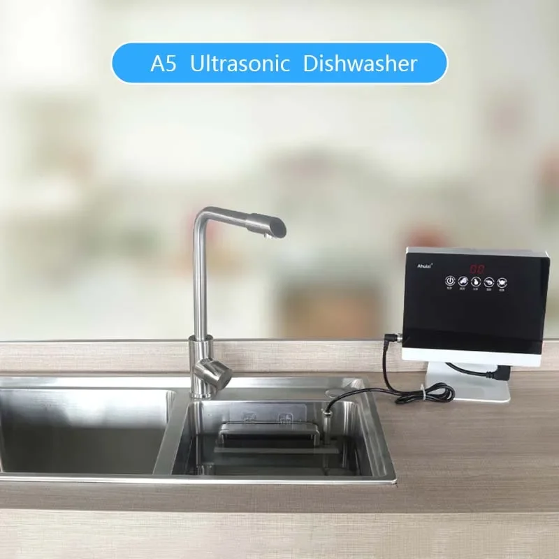 New Portable Sink Dishwasher Automatic Household Ultrasonic Dishwasher Small Free-Standing Installation-Free 110V/220V - Image 3