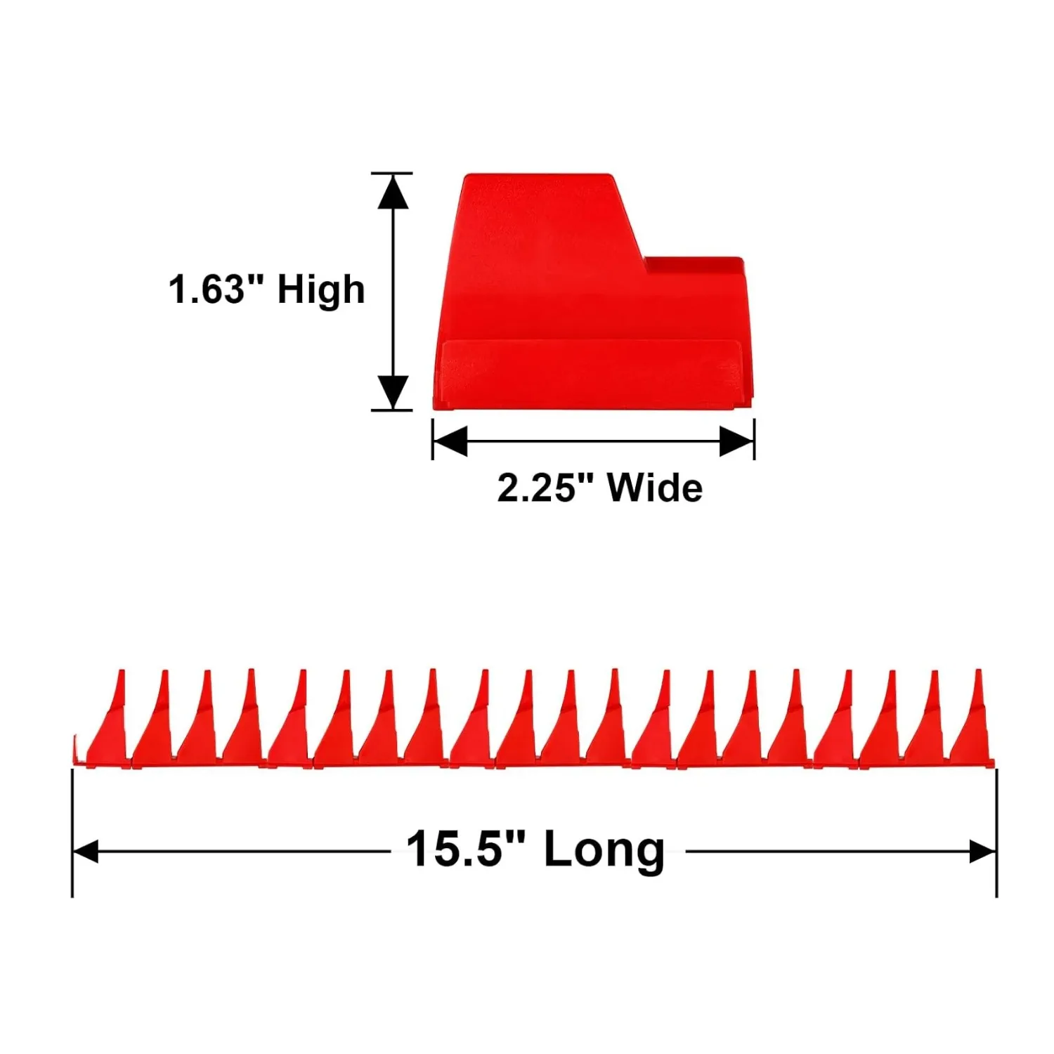 20pcs Wrench Pro Upright Storage Organizer Wrenches Magnetic Hexagonal Head Style - Modular Toolbox Holder Made Durable Plastic - الصورة 4