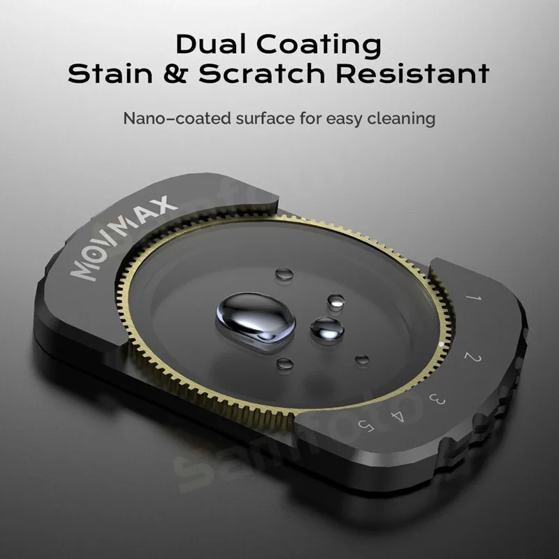 Vaxis MOVMAX Filter Series VND2-32 Black Mist 1/4 CPL Filter Set ND 8/16/32 Filter Set for Dji Pocket'3 - الصورة 6