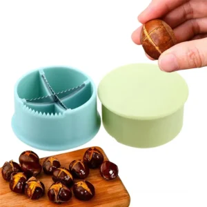 Nut Cracker Sheller Chestnut Cross Open Knife Quick Chestnut Cutter Nut Opener Sheller Walnut Pliers Kitchen Gadgets