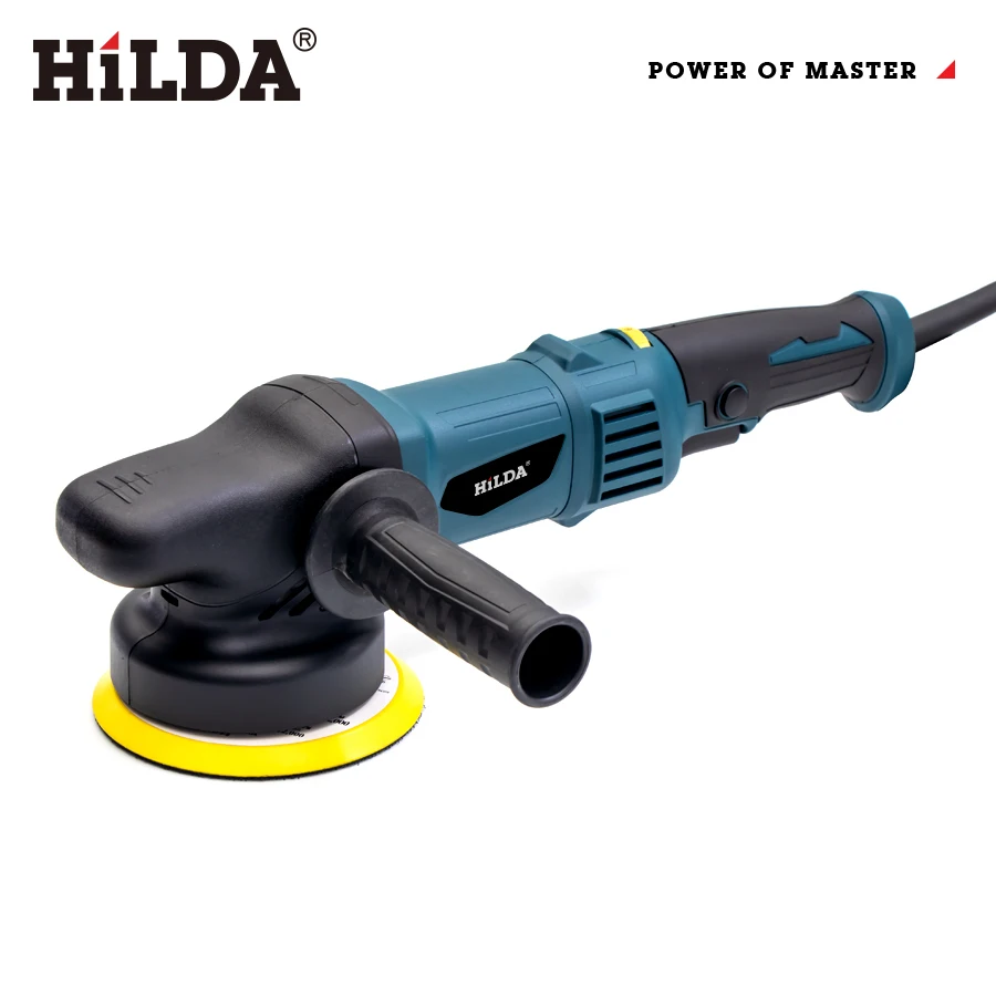 HILDA 980W Car Polishing Machine 5inch Orbit Dual Action Auto Polisher Variable Speed Sander Buffing Waxing Machine - الصورة 5