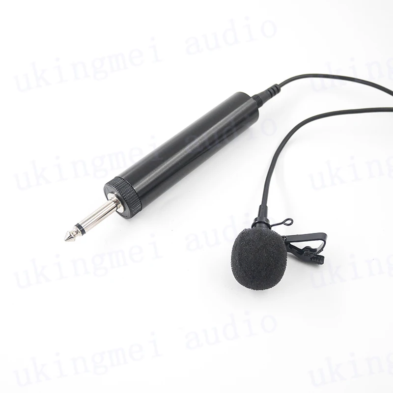 UK-10AX Musical Instruments Condenser Lavalier Microphone Lapel Tie Clip Mic For Guitar Voice Amplifier Speaker Mixer Audio - Image 4
