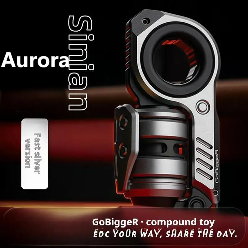 1PC Youth Edition Aluminum Push Egg Slider Combo Multi-functional EDC Fidget Spinner Anger Relief Gift Set - Image 4
