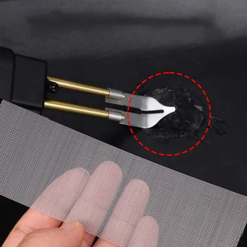 5~50pcs Car Bumper Stainless Steel Repair Net Plastic Crack Repair Mesh Net for Bumper Body Vents Welding Tools Car Accessories - الصورة 3