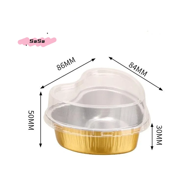 Mini Non-Stick Cake Cup Aluminum Foil Cupcake Wrappers Baking Cups Cases Muffin Boxes for Pudding Dessert Kitchen Tools - الصورة 6