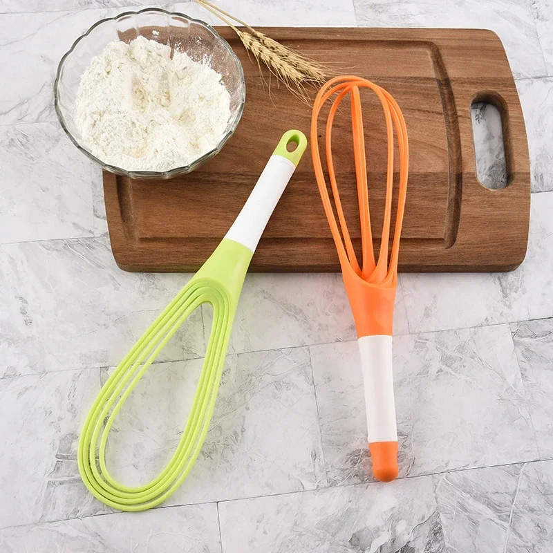 1 Pcs Foldable Whisk Mini Egg Rotary Egg Mixer Manual Beater Egg Kitchen Accessories Cooking Baking Tools Cocina Cake Tools