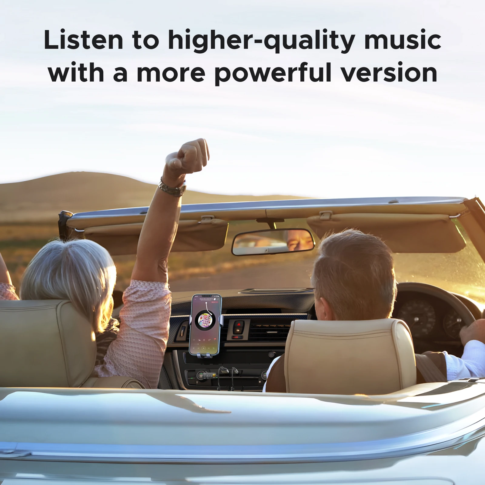 UGREEN Aux to Bluetooth 6.0 Adapter 3.5mm Bluetooth Receiver LDAC Hi-Res Audio for Car USB to 3.5mm Jack Kit with Microphone Aux - Image 5
