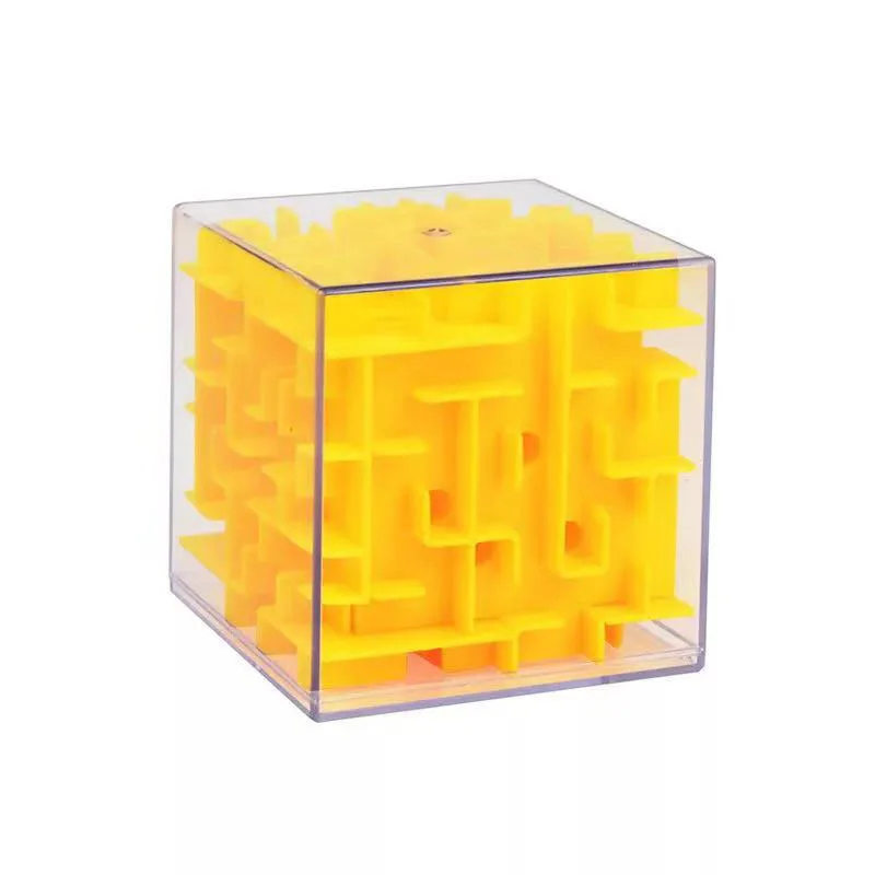 Educational 3D Cube Maze Puzzle Labyrinth Super Brain Toys For Kids Children Challenges Games Juegos IQ Inteligencia Niños - الصورة 4