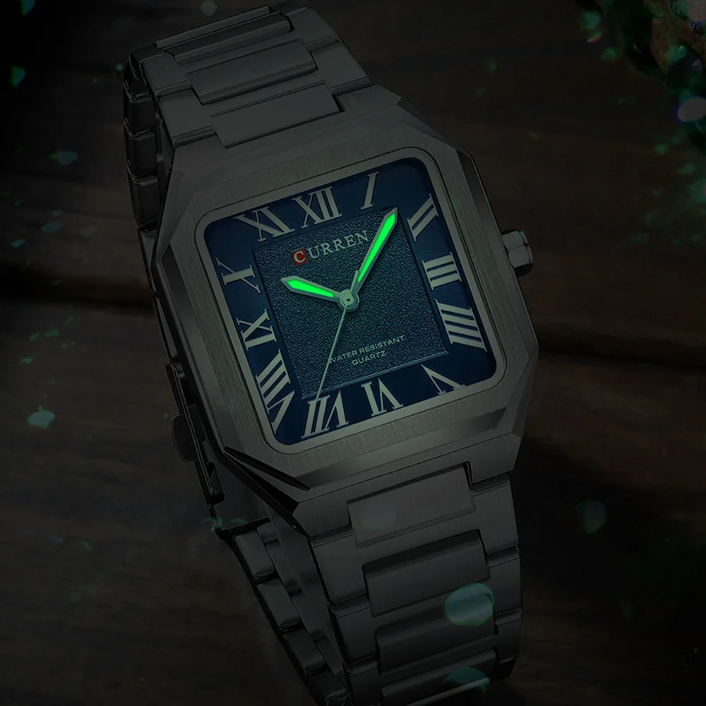 ساعة رجالية كلاسيكية بعقارب مضيئة - Image 3