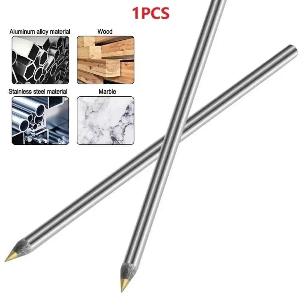 3/5Pcs Carbide Scriber Pen Alloy Scribe Pen Wood Glass Tile Cutting Marker Woodworking Metal Lettering Hand Tool Scribing Needle - الصورة 6