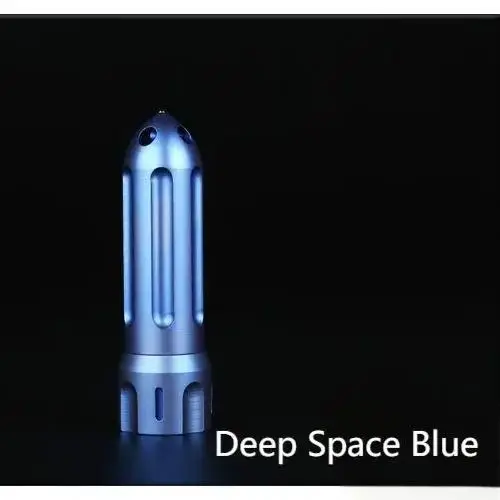 1PC Rocket Titanium Alloy Waterproof Storage Container Window Breaker Medicine Sealed Canister EDC Pocket Tool - الصورة 4