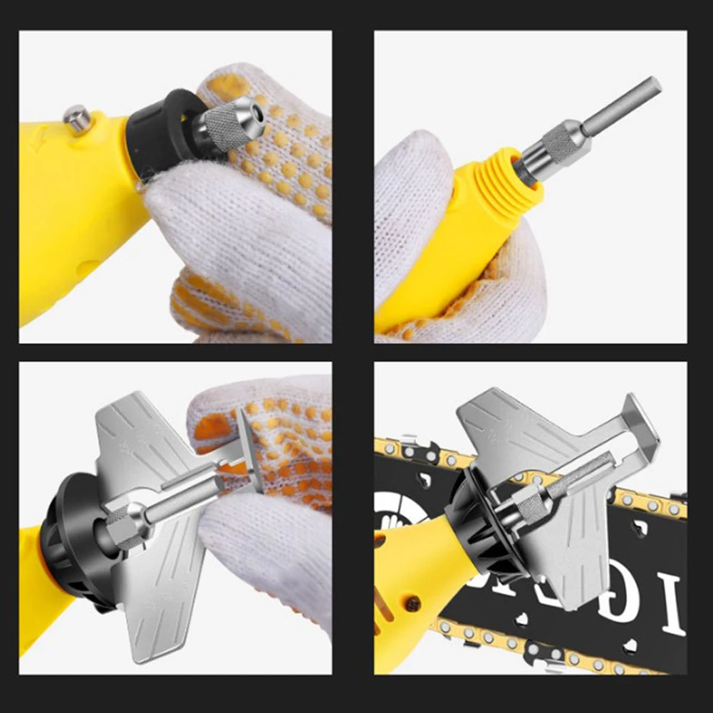 6pcs emery Chainsaw Sharpener 4.0/4.8/5.5mm emery Coated Burr Grinder Chain Saw Grinding For Metal Jade Wood Polishing Tools - الصورة 6