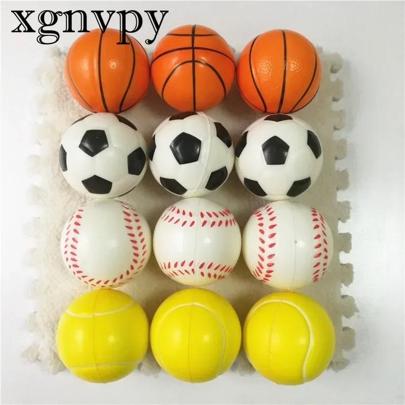 xgnvpy Squeeze Ball Toy Football Basketball Baseball Tennis Soft Slow Rising Squishy Stress Relief Antistress Novelty Gag Gift - Image 2