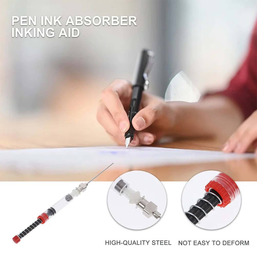 6 Pcs Premium Fountain Pen Ink Converter Lightweight Filling Assistant Ink Absorber Device For 2.6mm Pens Stationery Supplies - Image 4