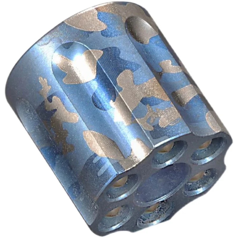 1PC EDC Outdoor Pocket Tool Titanium Alloy Revolver Knife Bead Paracord Magazine Bead - الصورة 4