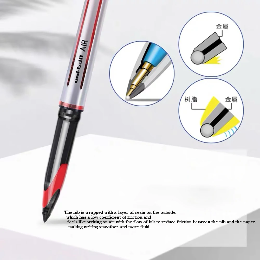 Japanese Uni UBA-188 Gel Pens 0.5/0.7mm Free Ink Control Signature Canetas Black/Red/Blue Smooth Writing Pens For School Office - الصورة 5