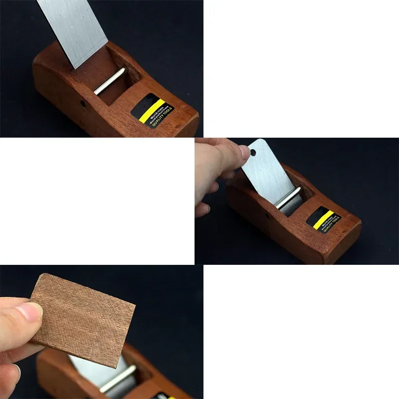 Home Garden Mini Woodworking Flat Plane Wooden Hand Planer Trimming plane Carpenter Woodcraft DIY Tool Wood Planer - الصورة 5