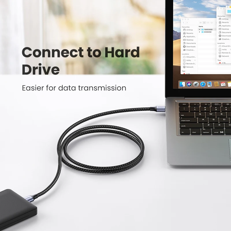Ugreen USB to USB Extension Cable Type A Male to Male USB 3.0 2.0 Extender for Radiator Hard Disk TV Box USB 3.0 Cable Extension - الصورة 3