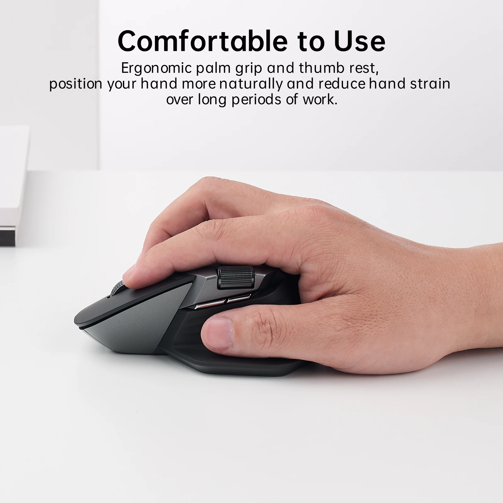 Rapoo MT760/MT760L/MT760Mini/MT760M Rechargeable Multi-mode Bluetooth Wireless Mouse Ergonomic 4000 DPI Support Up to 4 Devices - الصورة 4