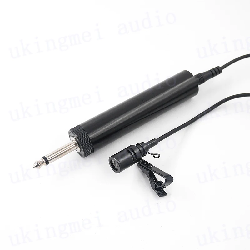 UK-10AX Musical Instruments Condenser Lavalier Microphone Lapel Tie Clip Mic For Guitar Voice Amplifier Speaker Mixer Audio - Image 3