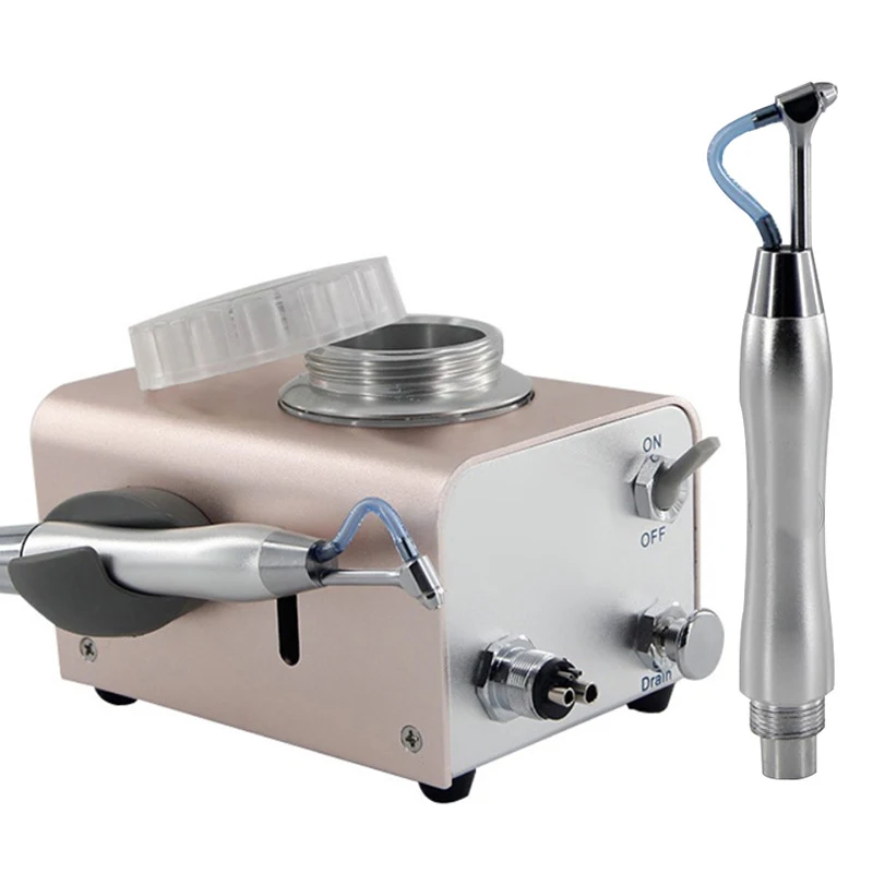 Dental Lab Cleaning Air Water Prophy Polishing Sandblasting Machine Tooth Stain Cleaning Machine Oral Polishing Scaler - الصورة 5