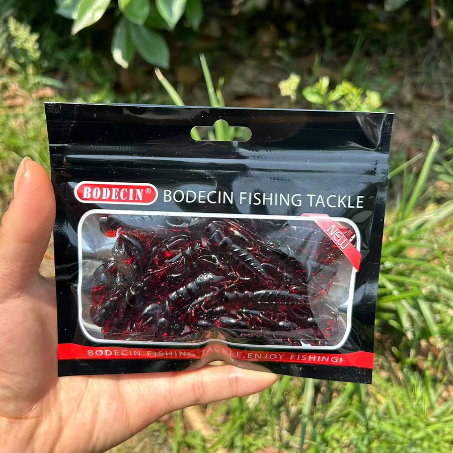 20pcs Crawfish Artificial Bait Shrimp Lobster Claw Lure For Bass Trout Pike Salmon Soft PVC Fishing Lures Swimbait 5.5cm/2.3g - Image 6