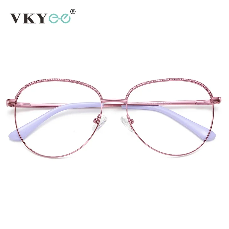 VICKY New Fashion Women Retro Anti Blue Light Blocking Eyeglasses Frame Computer Eyewear Eye protection Glasses PFD3036 - الصورة 5