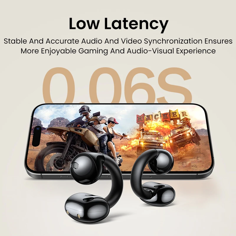 UGREEN Open Ear Clip Wireless Earbuds Bluetooth Sports Earphones Headphones in Mic with Earhooks & Ear Hook - الصورة 3