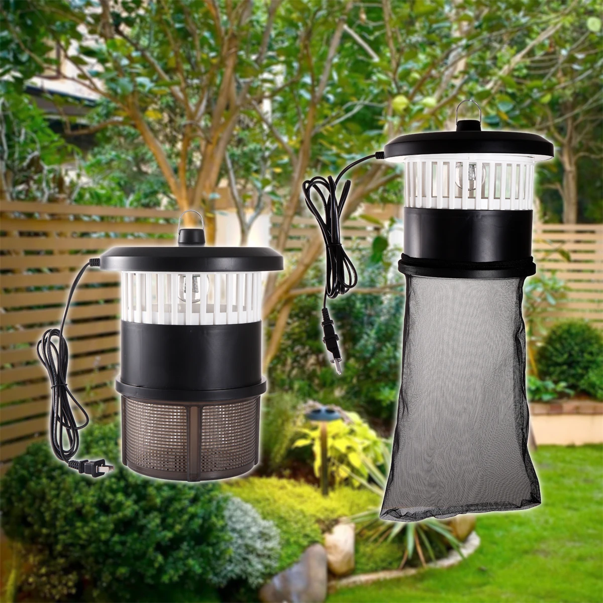Suction-type Light-controlled Mosquito Killer Farm Yard Park Insect Repellent Device Large Area Photocatalyst Mosquito Trap Bulb