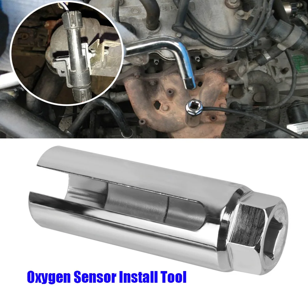 1/2" 22mm Drive Socket Car Wrench For Oxygen Sensor Install Removing Change Tool Auto Maintaining Truck Automotive Accessories