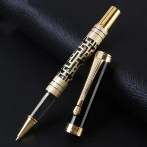 High Quality Metal Luxury 0.5mm Rollerball Pen Ballpoint Pen Business Writing Signing Ball Pens Office School Supplies 03774