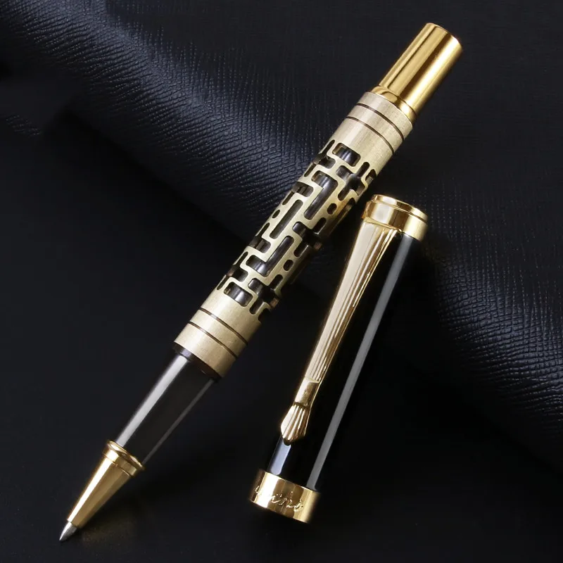 High Quality Metal Luxury 0.5mm Rollerball Pen Ballpoint Pen Business Writing Signing Ball Pens Office School Supplies 03774