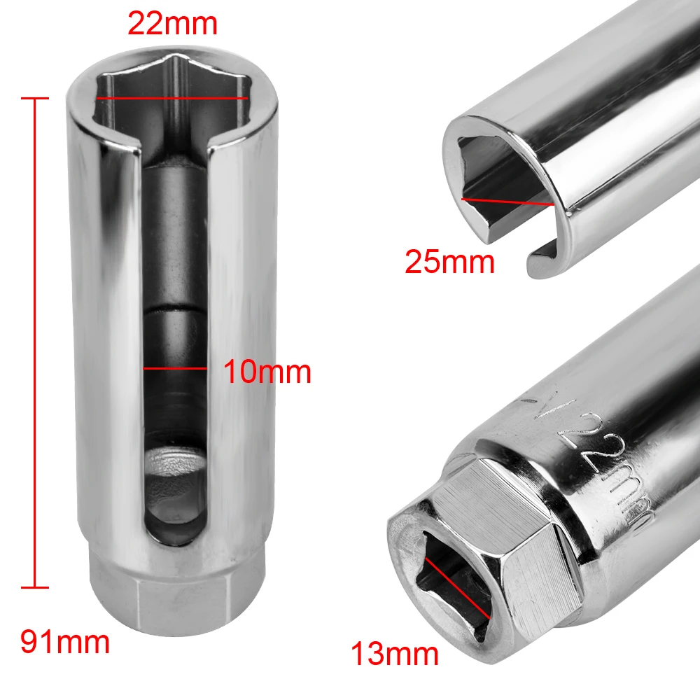1/2" 22mm Drive Socket Car Wrench For Oxygen Sensor Install Removing Change Tool Auto Maintaining Truck Automotive Accessories - Image 3