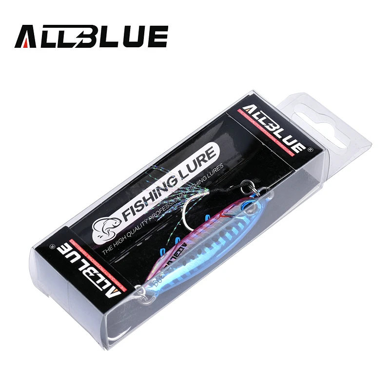 ALLBLUE New DRAGER Metal Cast Jig Spoon 15G 30G Shore Casting Jigging Fish Sea Bass Fishing Lure Artificial Bait Tackle - الصورة 6