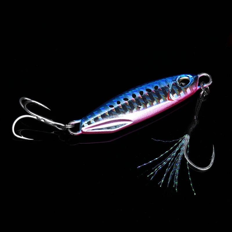 ALLBLUE New DRAGER Metal Cast Jig Spoon 15G 30G Shore Casting Jigging Fish Sea Bass Fishing Lure Artificial Bait Tackle - الصورة 5