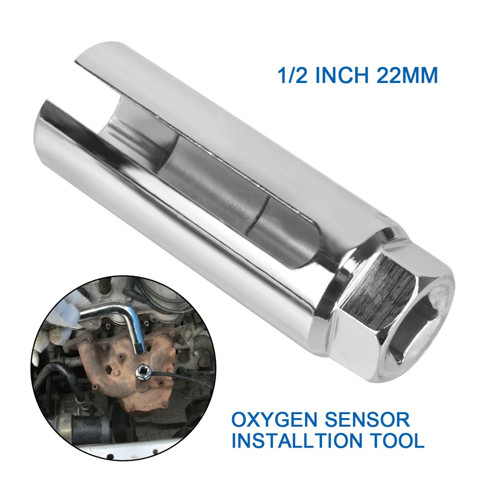 1/2" 22mm Drive Socket Car Wrench For Oxygen Sensor Install Removing Change Tool Auto Maintaining Truck Automotive Accessories - Image 2