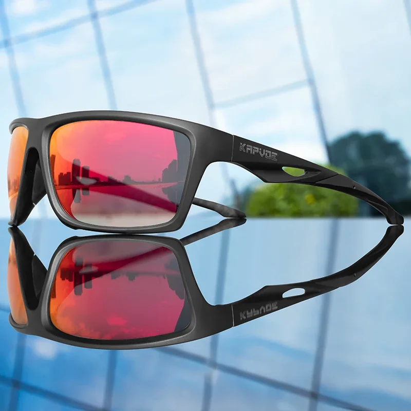 Kapvoe Polarized Fishing Glasses Glasses Sunglasses Bike Ride Anti-fog Protective Mask Full Face Safety Sunglasses UV400 - الصورة 3