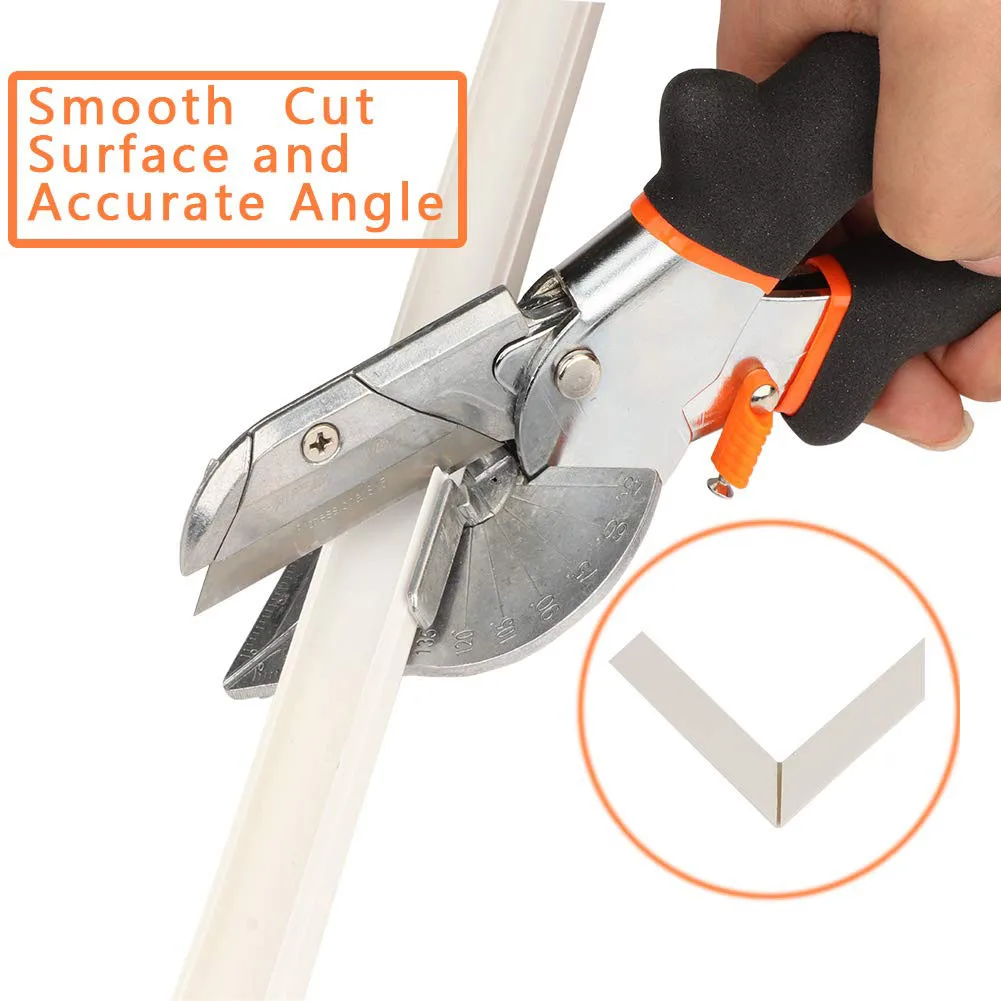 Angle Shear 45-120 Degree Miter Cutter Hand Shear Multifunctional PVC PE Plastic Pipe Scissors For Housework home decor Plumbing - الصورة 5