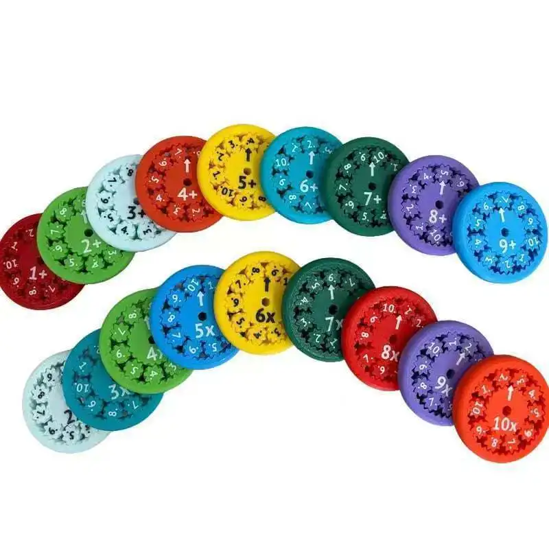 Math Fidget Spinner Addition Subtraction Multiplication Division Sensory Toys for Kids Learning Resources Educational Games - الصورة 2
