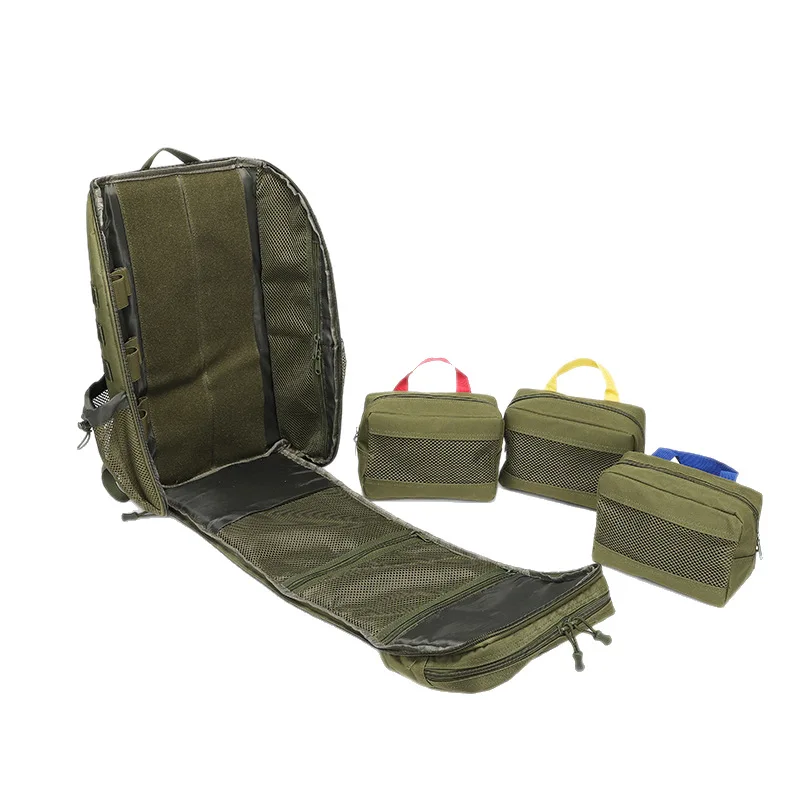 Outdoor Medical Backpack Tactical First Aid Kits Large Capacity Storage Bag Camping Mountaineering Backpack Emergency Bag - الصورة 4