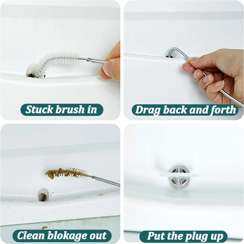5/6 Pcs Refrigerator Drain Hole Clog Remover Fridge Hole Brush Water Outlet Cleaner for Household Clean Dredge Cleaning Tools - Image 4