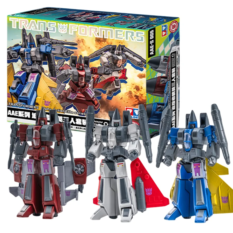 Transformers AULDEY X AAE Shattered Glass Megatron Optimus Prime Starscream Anime Action Figures Joint Mobility Model Toy Gifts - الصورة 5