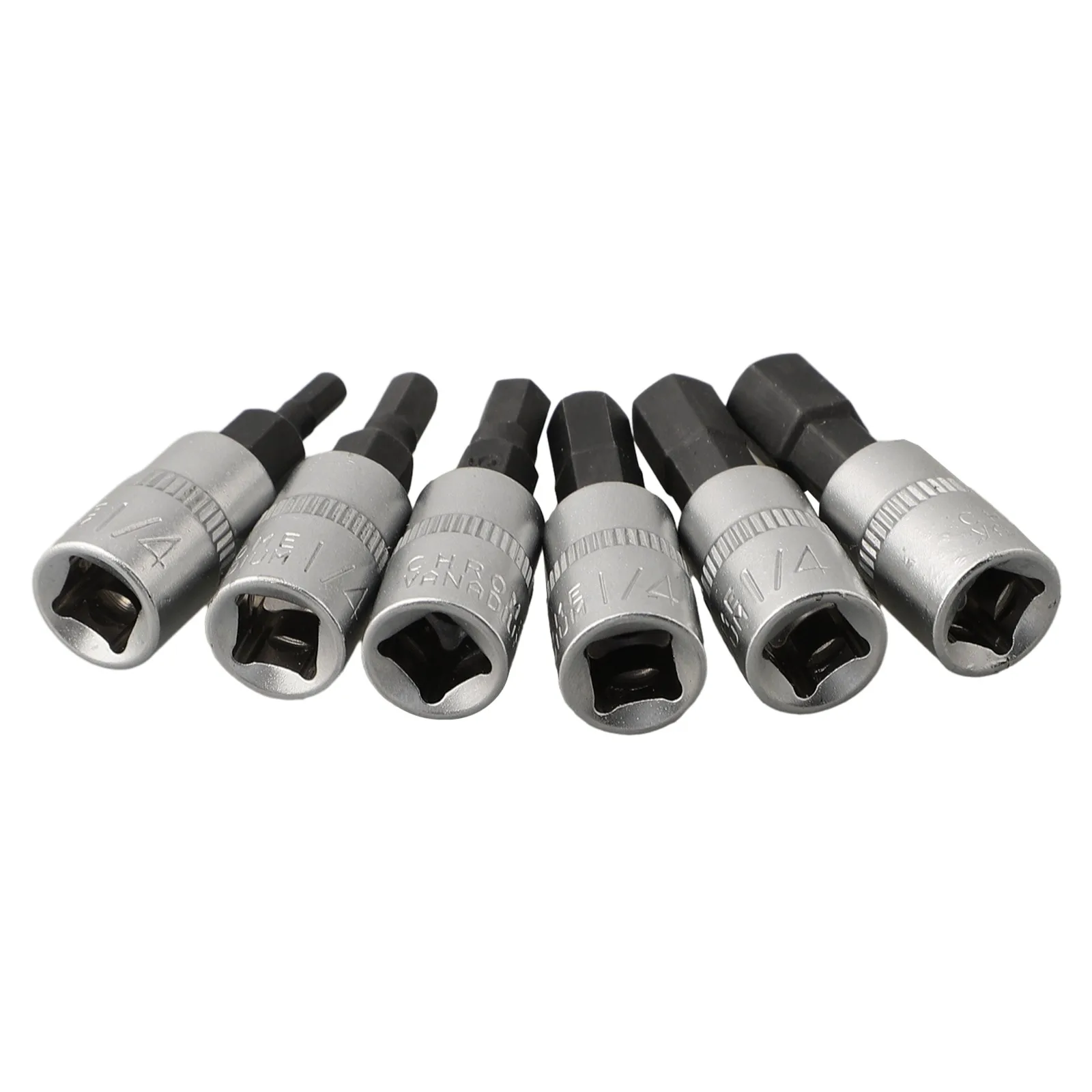 1Pc Hex Head Screwdriver Bit 1/4 Inch Drive Socket Ratchet Socket Wrench Adapter Hand Tool Hand Tools H3 H4 H5 H6 H7 H8 - الصورة 3