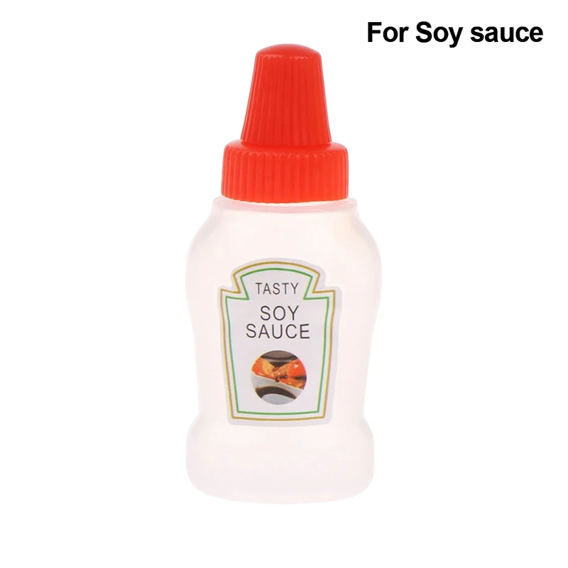 1/2/3/4pcs Mini Lunch Box Accessories Cute Pattern Sauce Box Squeeze Bottle Cartoon Tomato Honey Condiment Container For Kids - الصورة 4