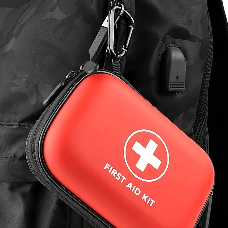First Aid Kit Complete, 104Pcs Water-Resistant Hard Shell Small Case. Perfect For Travel, Outdoor, Home, Office,Camping, Hiking - Image 5